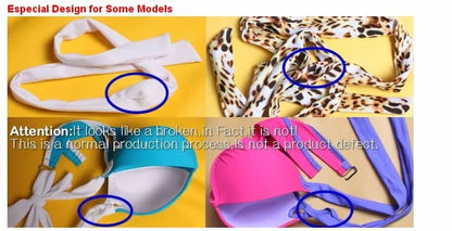 Micro Bikinis 2026 Sexy Women Swimsuit Female Push Up Swimwear Brazilian Bikini Patchwork Bathing Suit Beachwear Bandeau Biquini - -