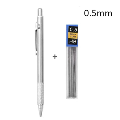 Metal Mechanical Pencils 1Pc 0.5mm Pencil