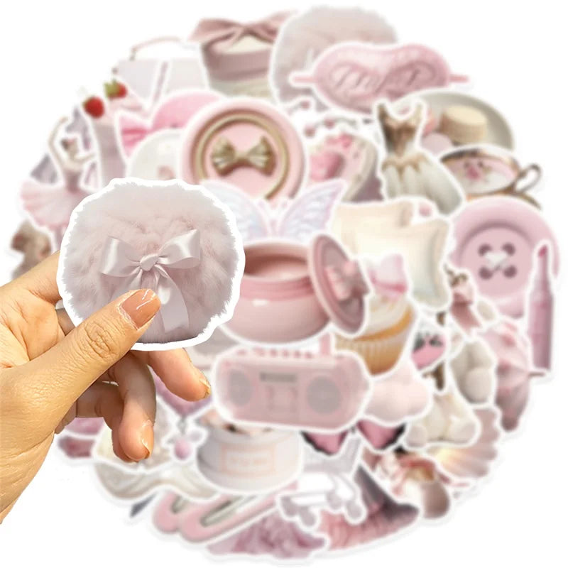 Pink Ballet PVC Stickers