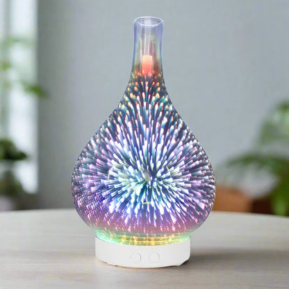 LED Light Humidifier Fireworks-White Base US