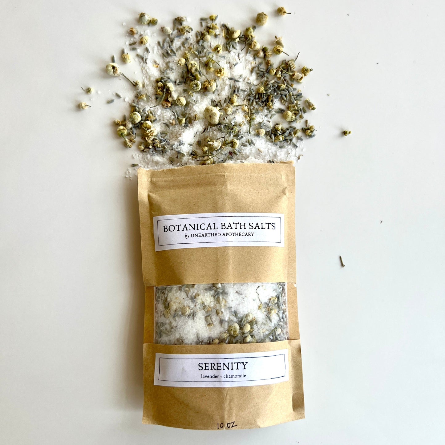 SERENITY - Lavender & Chamomile Botanical Bath Salts - - Bath Salts