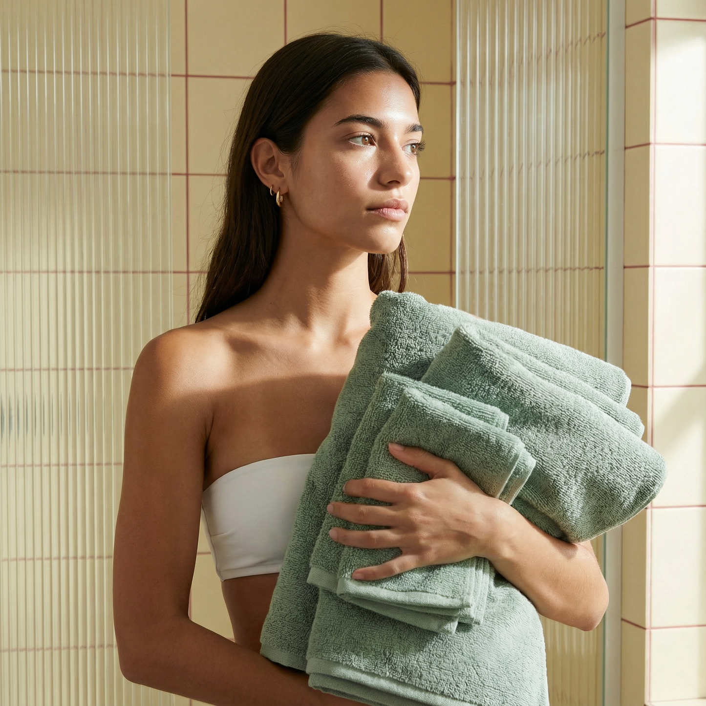 Ultraplush Australian Cotton Towels - Sage Luxe Set (Set of 6 with Bath Sheets) - Home - Bath