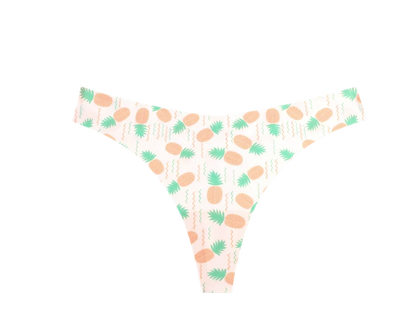3Pcs Ultra-thin Seamless G-string Women Thongs Sexy Sweet Fruit Low-waist Panties Ladies Soft Cute Thongs Female S-XL T-Back - -