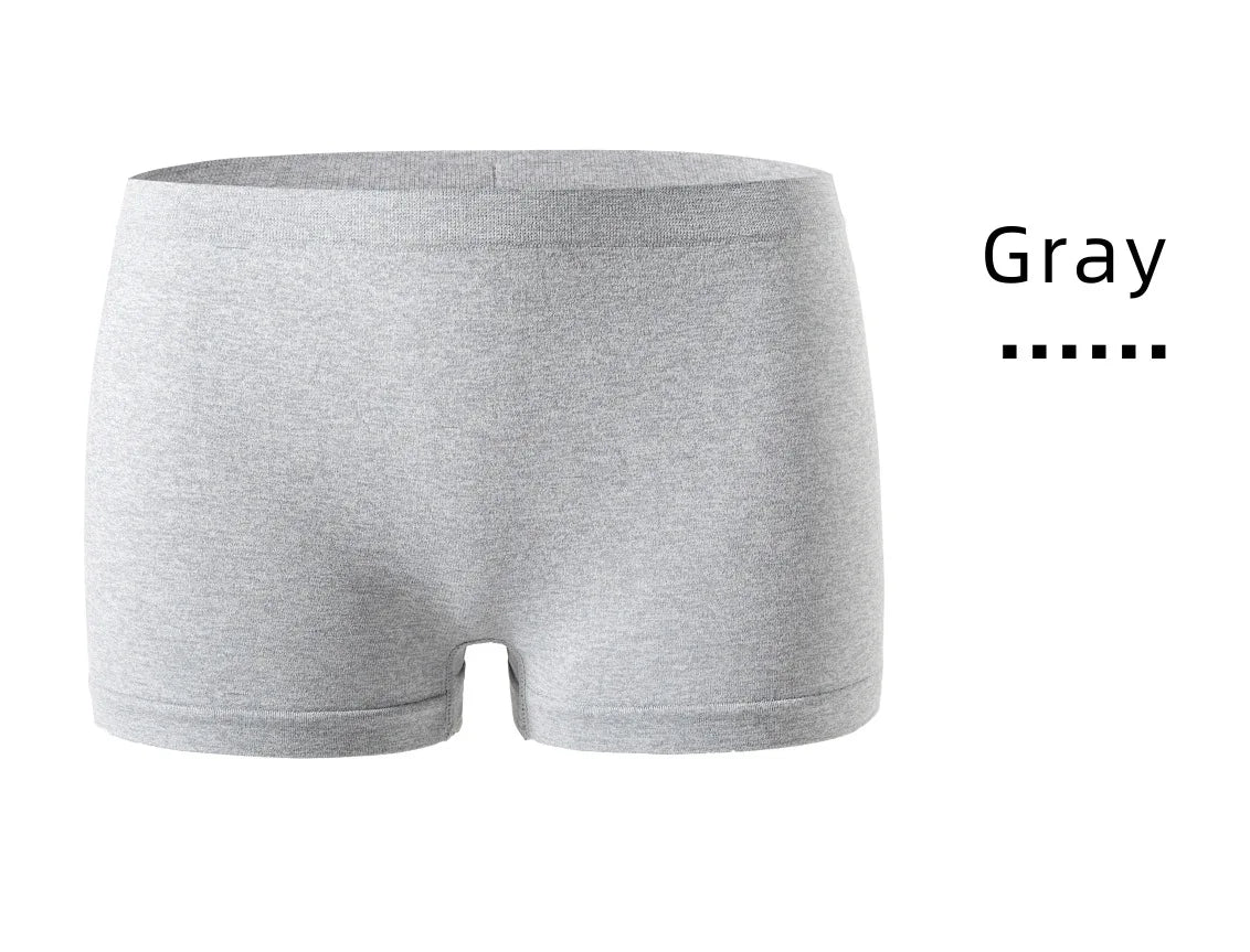 Women's underwear, compression pants, sports shorts, solid color underwear, comfortable and close fitting flat underwear - -