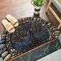 VIKAMA Bohemian Semi-Circular Carpet, Indoor And Outdoor Entrance Mat, Bathroom Door Mat, Soft And Anti-Slip Home Decoration. - LFLR-10 -