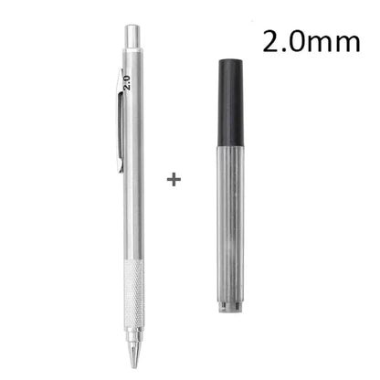 0.3 0.5 0.7 0.9 1.3 2.0mm Metal Mechanical Pencil HB Pencil Set Kia Day Design