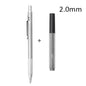 0.3 0.5 0.7 0.9 1.3 2.0mm Metal Mechanical Pencil HB Pencil Set Kia Day Design