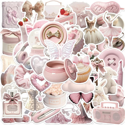 Pink Ballet PVC Stickers