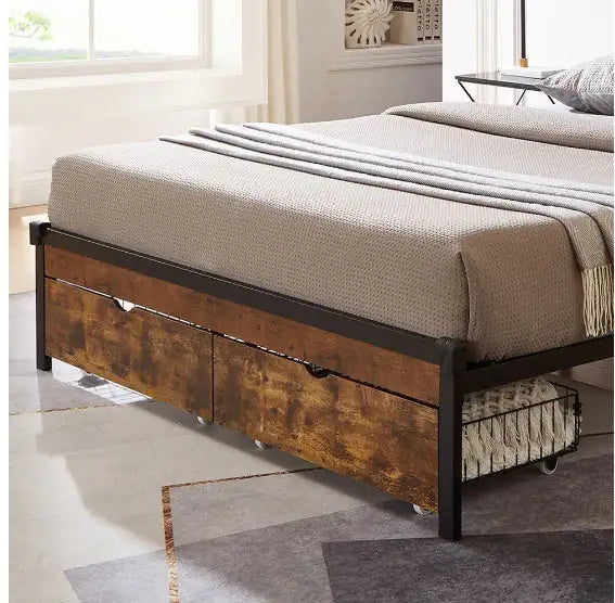 Full Size Bed Drawers