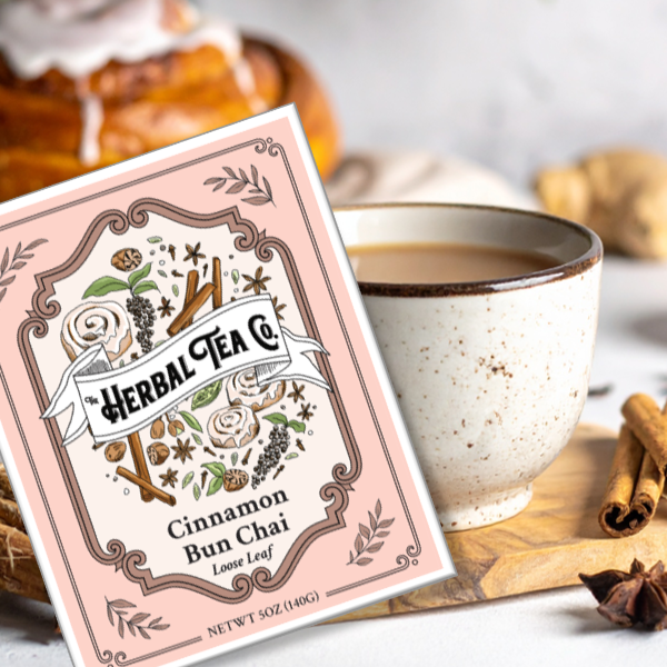 Cinnamon Bun Chai Herbal Tea - - Tea