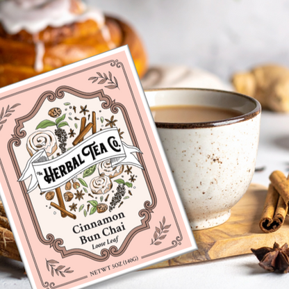 Cinnamon Bun Chai Herbal Tea - - Tea