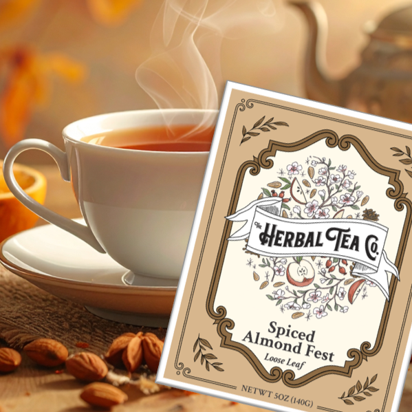 Spiced Almond Fest Herbal Tea - - Tea