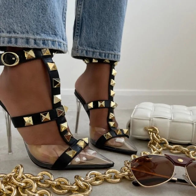 Women's High Heels Rivet - - heels