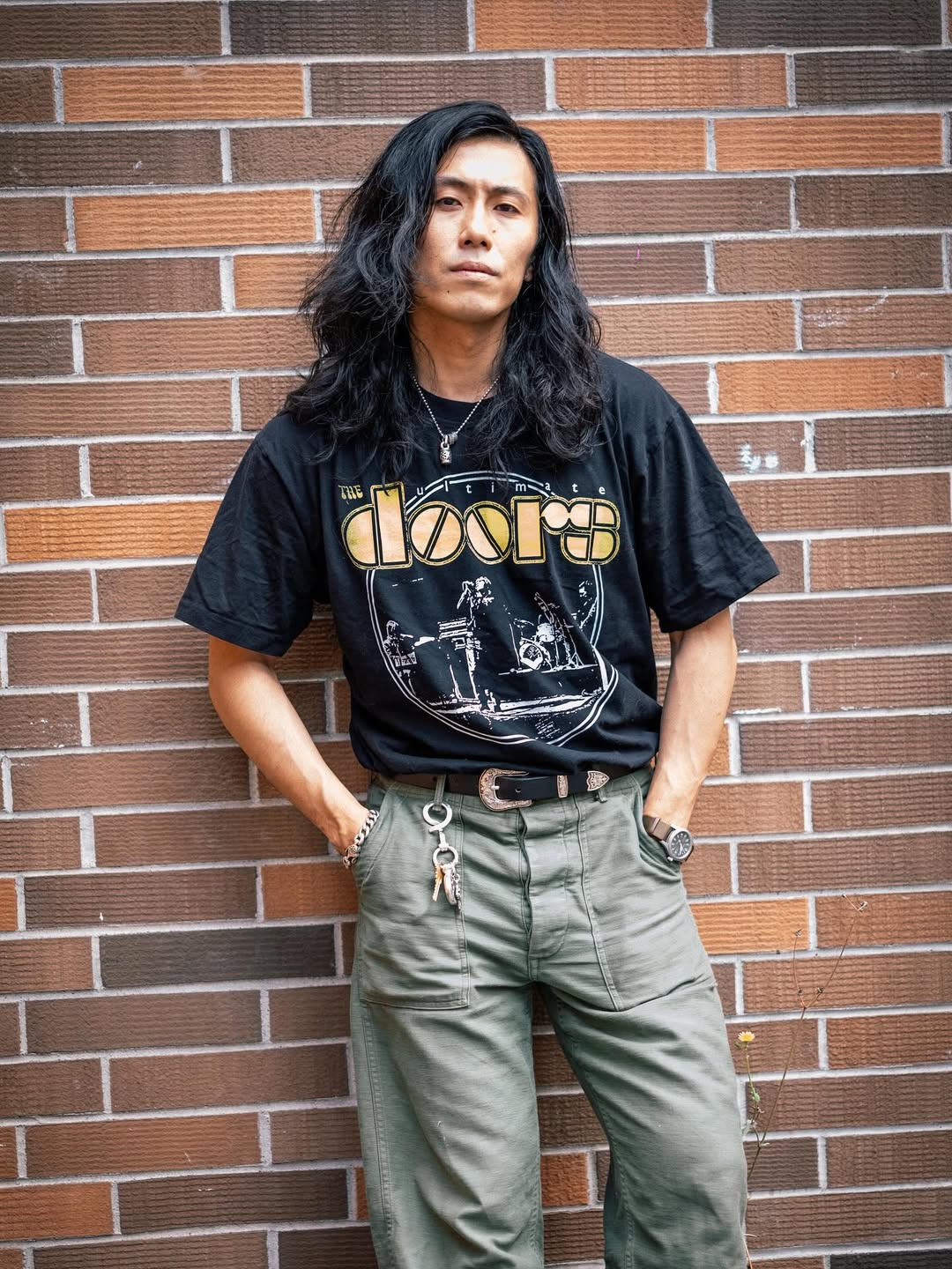 Vintage 'The Doors' Black T-Shirt- Parallel- {{Product type}}