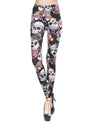 Printed Milk Silk Leggings - Kia Day Design