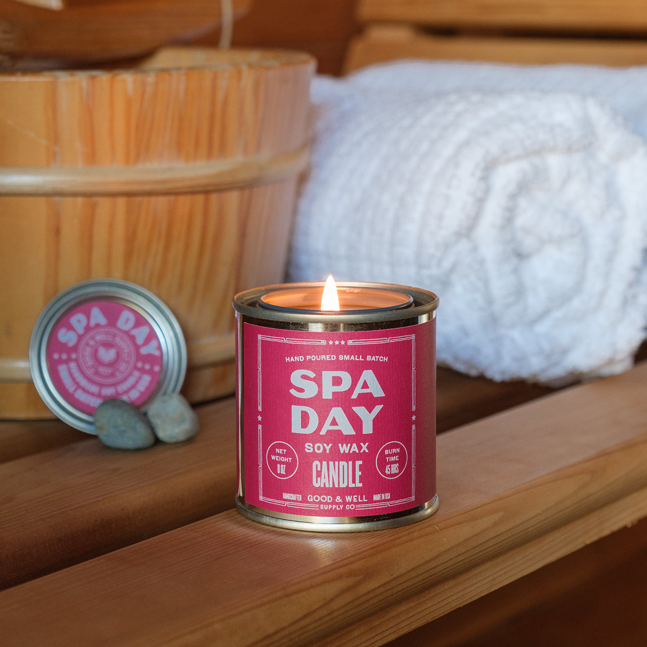 Spa Day Happy Place Candle - - Candles