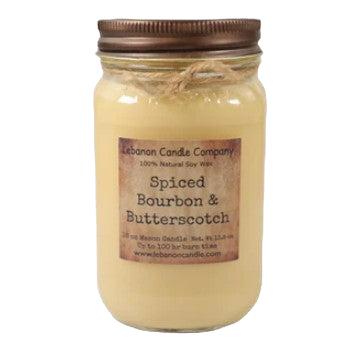 Spiced Bourbon & Butterscotch Candle - - Candles & Melts