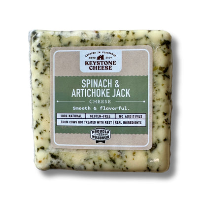 Spinach and Artichoke Jack- Keystone Cheese- {{Product type}}