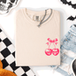 Spooky Skull Cherries Coquette Halloween Skeleton Limited Edition Comfort Colors Tee - Ivory Cream - T-Shirt