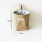 Cotton Linen Storage Basket Hanging Pocket Jute Bag Kia Day Design