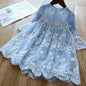 Embroidered Mesh Tulle Tutu Dress for Children - Kia Day Design