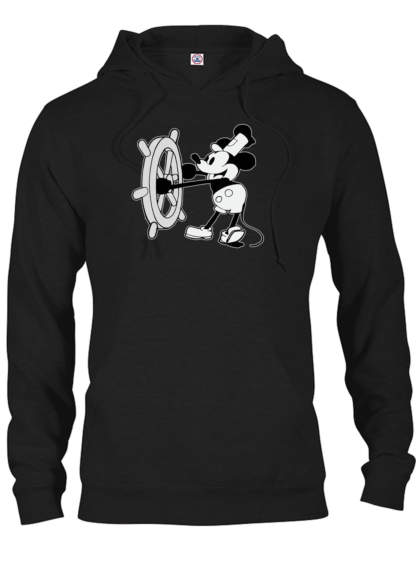 Steamboat Willie T-Shirt - Black Hoodie -