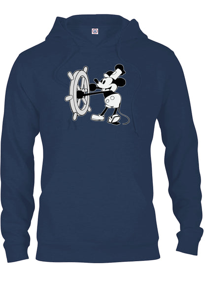 Steamboat Willie T-Shirt - Navy Hoodie -
