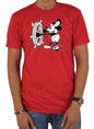 Steamboat Willie T-Shirt - Red T-Shirt -