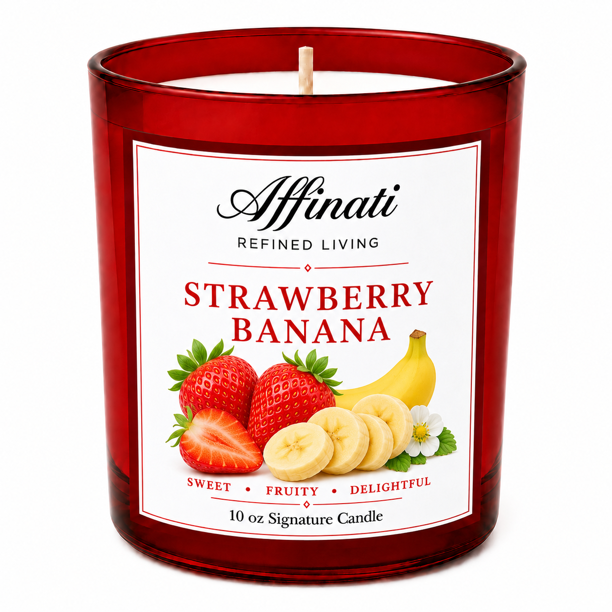 Strawberry Banana Signature Candle - -