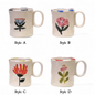 Hand-Painted Ceramic Petite Floral Mug | 4 Styles - - Kitchen & Bath