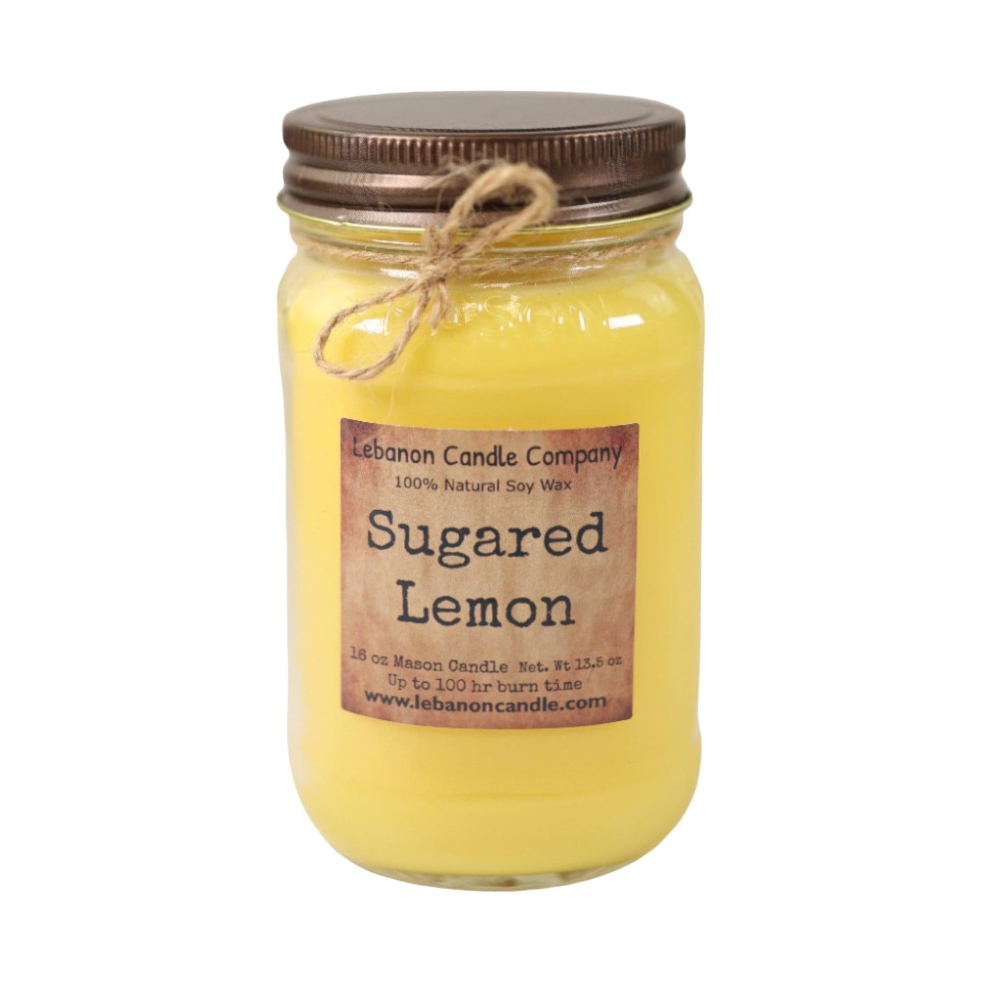 Sugared Lemon Candle - - Candles & Melts