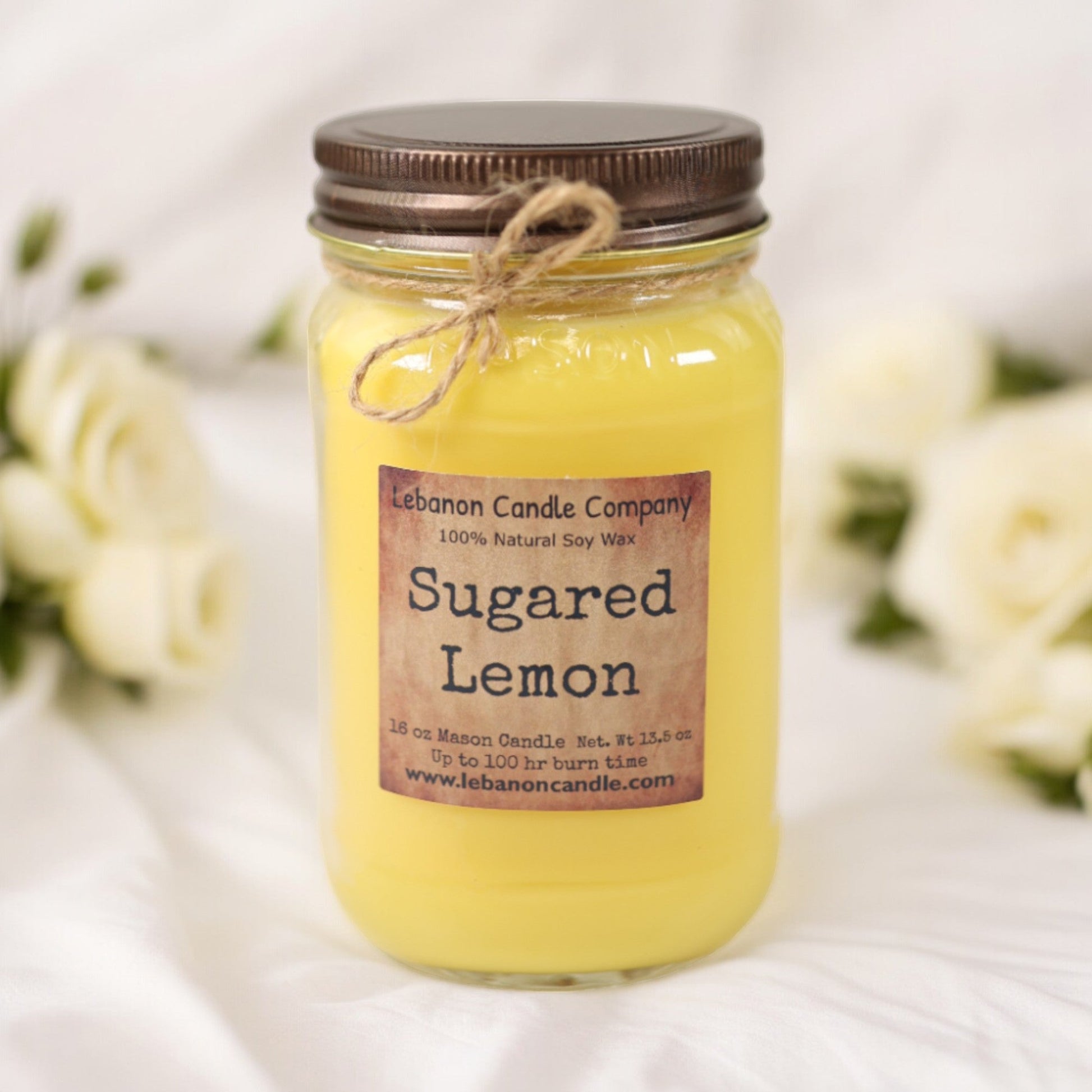 Sugared Lemon Candle - - Candles & Melts