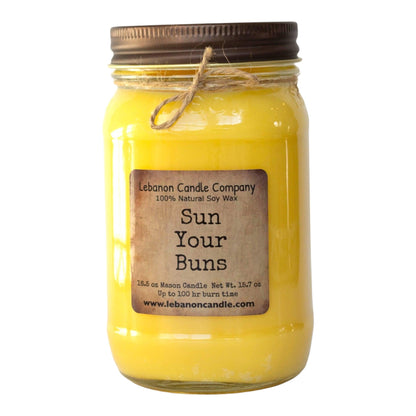 Sun Your Buns Candle - - Candles & Melts