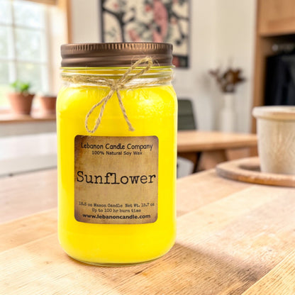 Sunflower Candle - - Candles & Melts