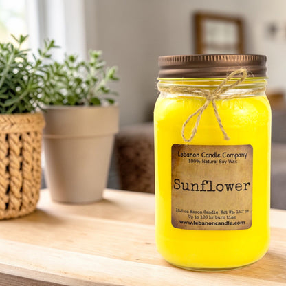 Sunflower Candle - - Candles & Melts