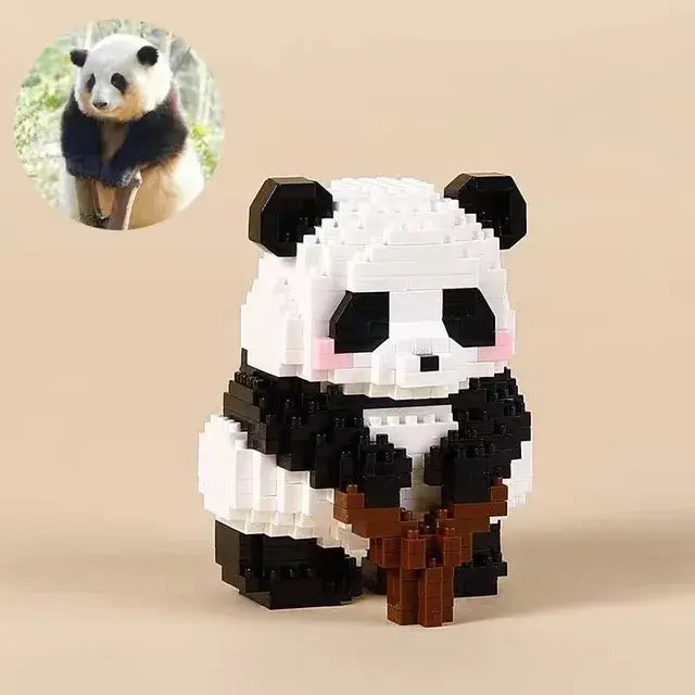 Cute Panda Series Building Block Toys