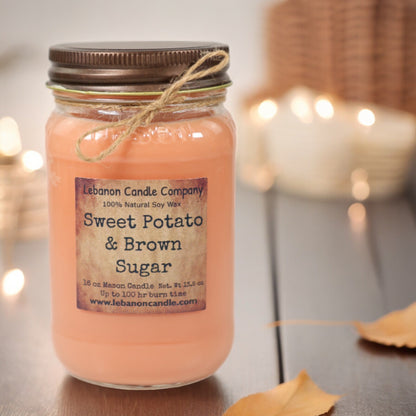 Sweet Potato & Brown Sugar Candle - - Candles & Melts