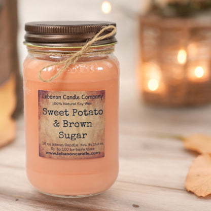 Sweet Potato & Brown Sugar Candle - - Candles & Melts
