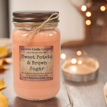 Sweet Potato & Brown Sugar Candle - - Candles & Melts