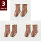 3 Pairs of Anti-Slip Childrens Socks - Kia Day Design
