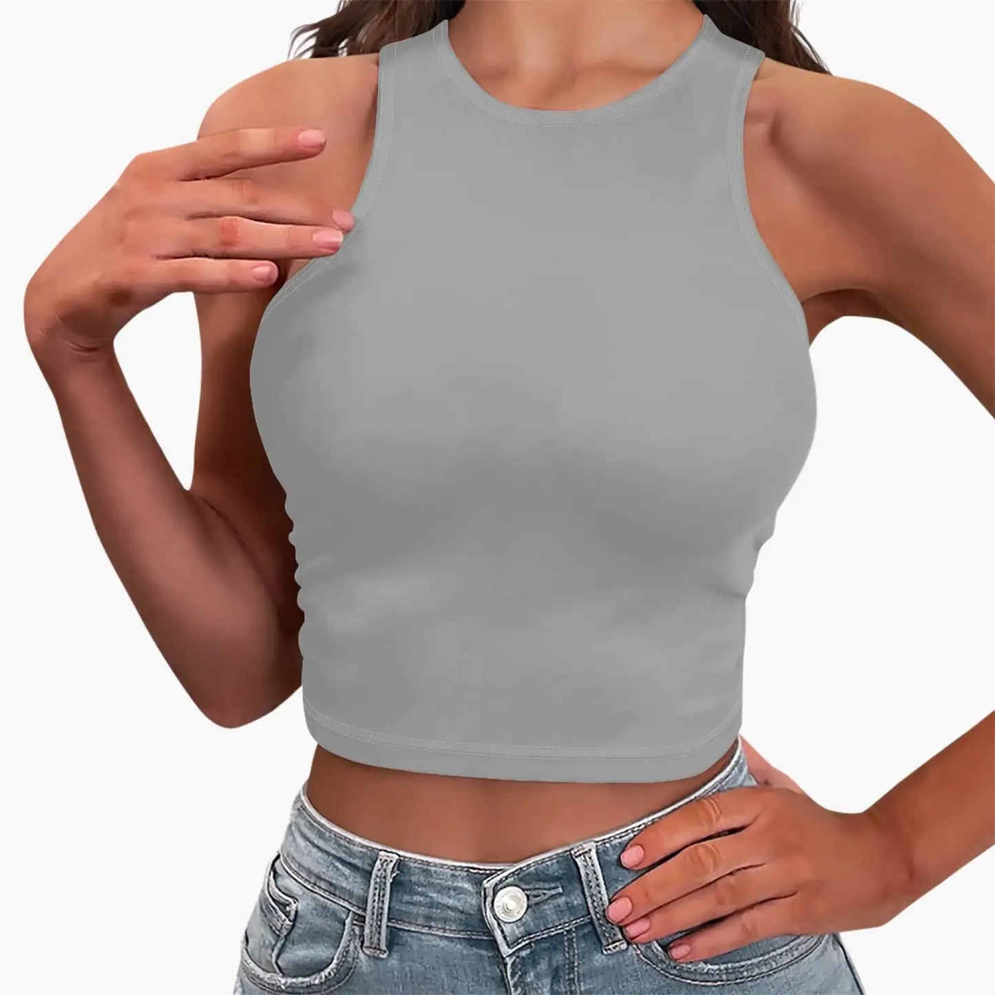 Racer Crop Top