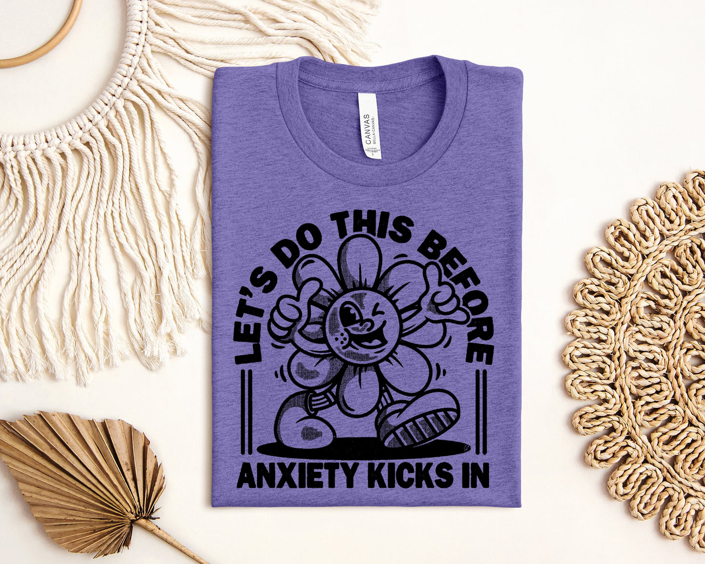 Let's Do This Before Anxiety Kicks In Graphic Tee - - graphic tee