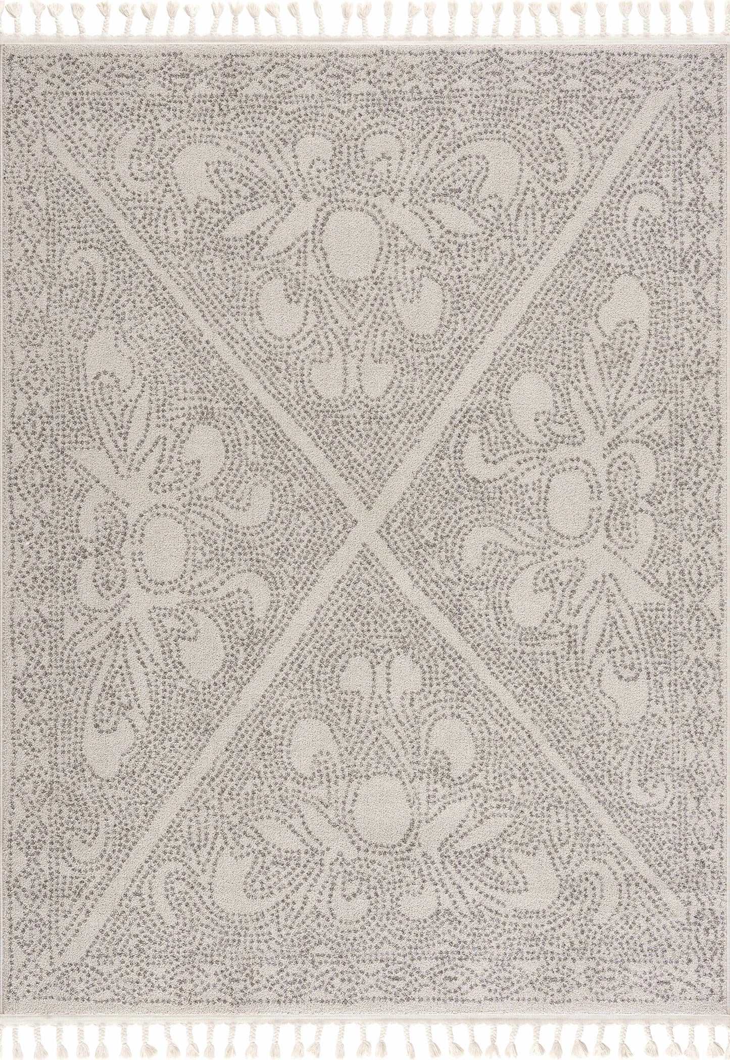Birdwood Cream & Brown Area Rug - - Rugs