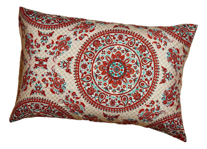 Tache Bohemian Desert Medallion Boteh Paisley Taupe Pillowcases (TJ3502) - - Pillowcase