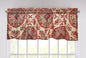 Tache Bohemian Desert Medallion Boteh Paisley Taupe Window Valance (TJ3502) - - Valance