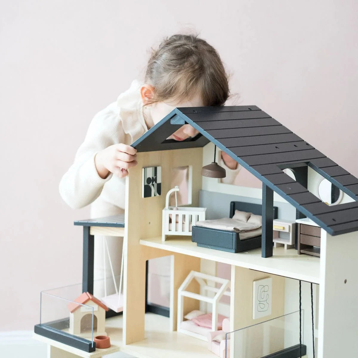 Tiny Land® Sweetwood Edge Dollhouse - - Dollhouse