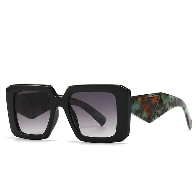 Retro Rectangular Cat Eye Sunglasses - Kia Day Design