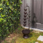 Outdoor Indoor 6-Tier Hanging Cups Water Fountain in Bronze Finish - - Outdoor > Outdoor Decor > Outdoor Fountains