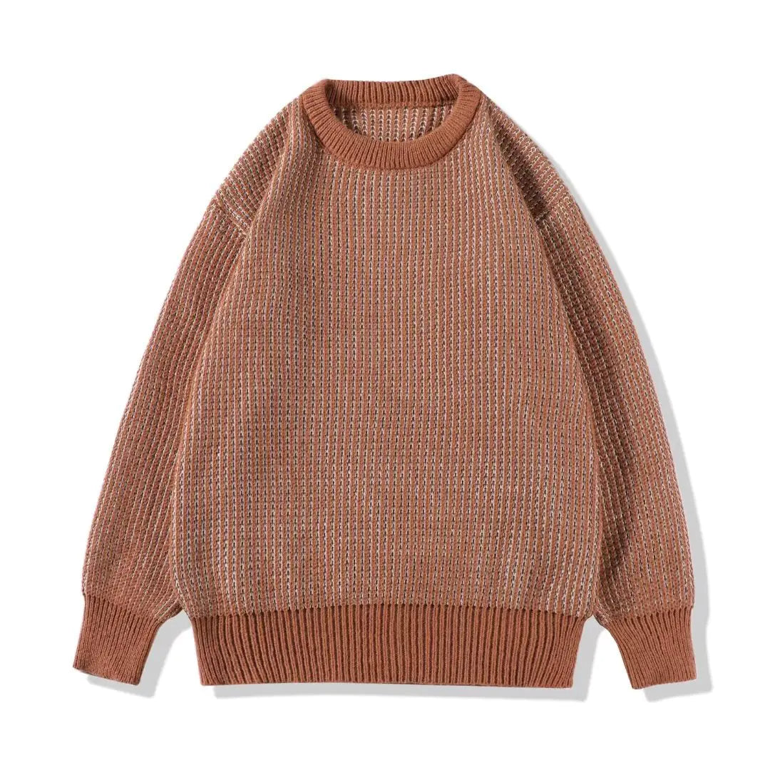 Retro Loose Fit Pullover Sweater - Kia Day Design