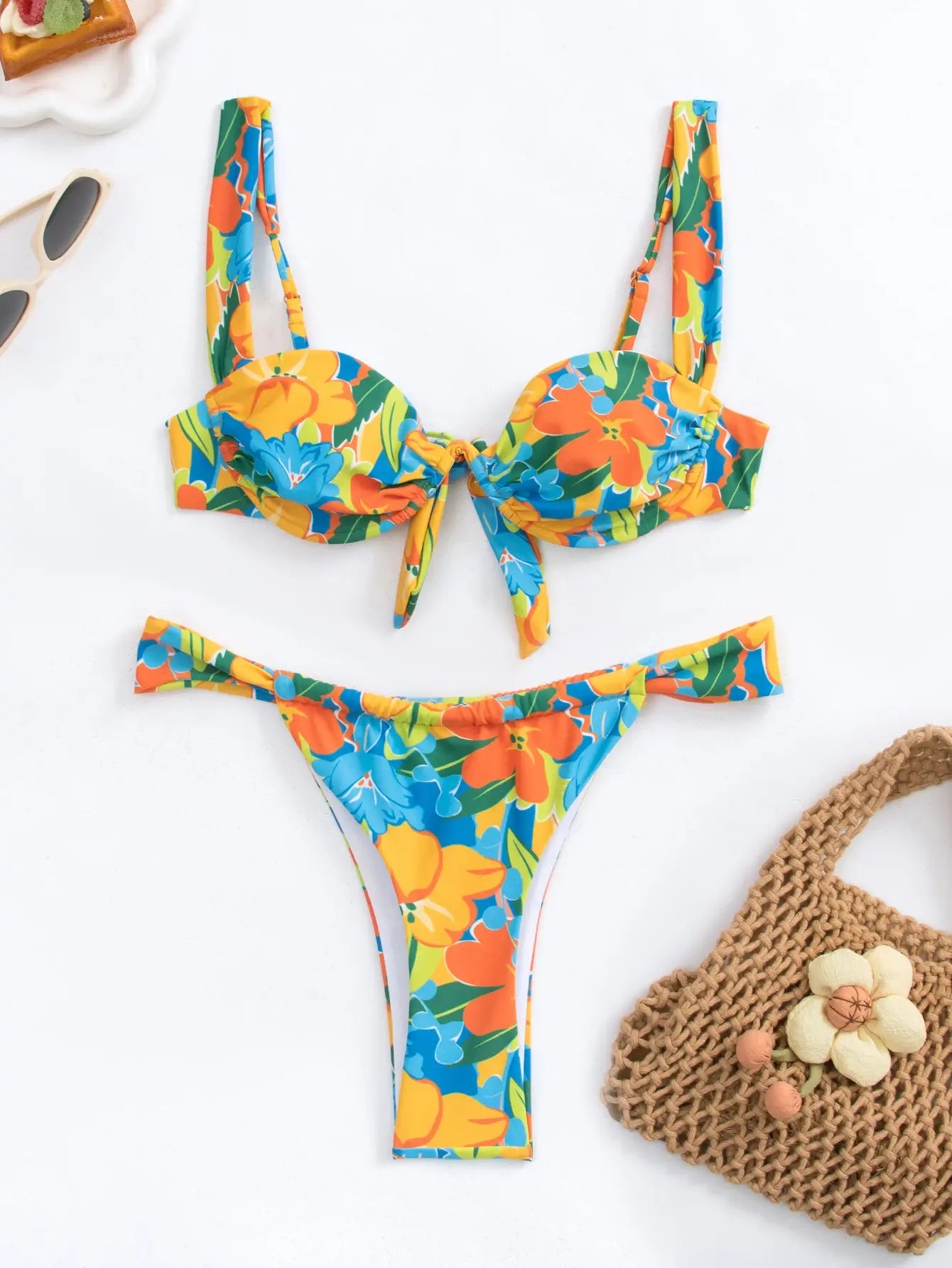 Female Swimwear Floral Bathing Suit